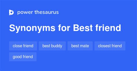 thesaurus best friend|BEST FRIEND .